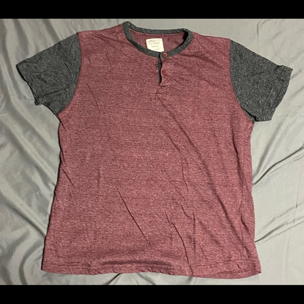 Alpha Beta 1/4 Button Up